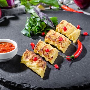 Люля кебаб из картофеля