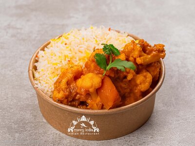 Алу Гоби с рисом Aloo gobi with rice