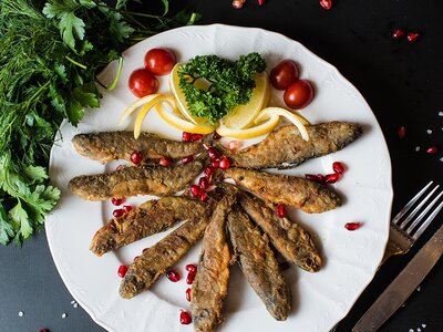 Барабулька жареная