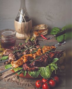 Шашлык из свиных ребер
