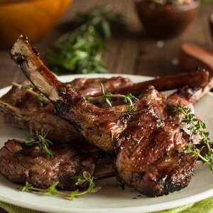 Шашлык из каре ягнёнка