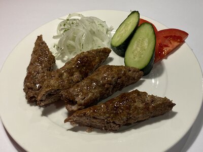 Люля кебаб из говядины и свинины