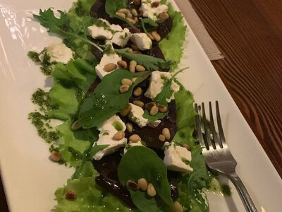 Карпаччо из свеклы