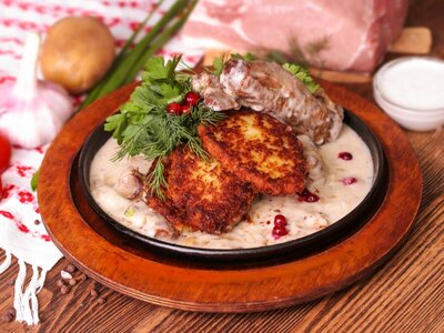 Мачанка с драниками
