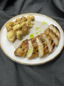 Куриная грудка с цветной капустой