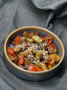 Свиная шейка терияки