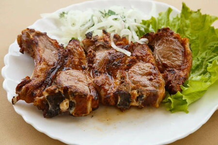 Шашлык из бараньей спинки