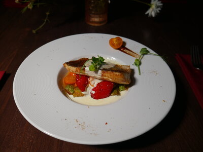 ФИЛЕ СУДАКА С ОВОЩАМИ ( Pike perch fish with vegetables)