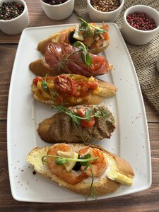 Ассорти брускетт