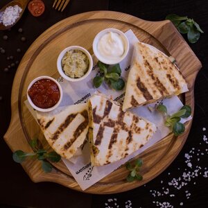 Кесадилья с курицей