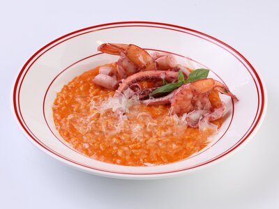 Ризотто с креветками