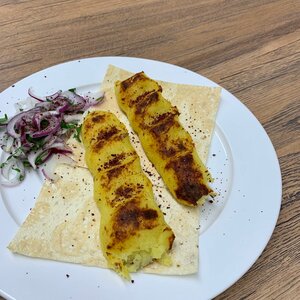 Люля-кебаб из картофеля