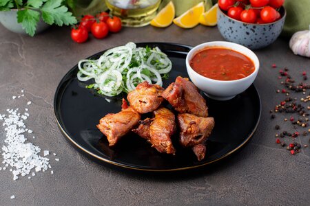Шашлык из мякоти ягненка