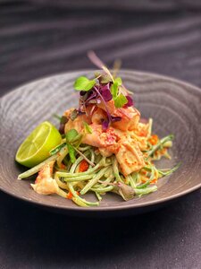 Салат с крабом