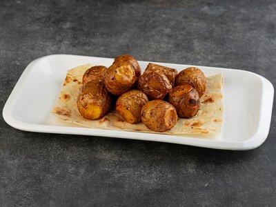Картофель с салом