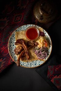 Шашлык из баранины на кости