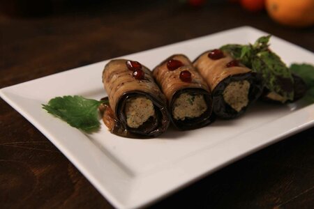 Баклажаны с грецкими орехами