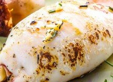 Кальмар фаршированный