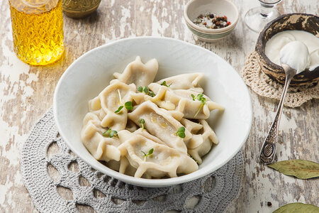 Вареники с капустой