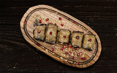 Баклажаны с ореховой пастой