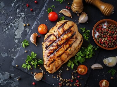 Грудка куриная на мангале