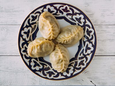 Манты с говядиной на пару