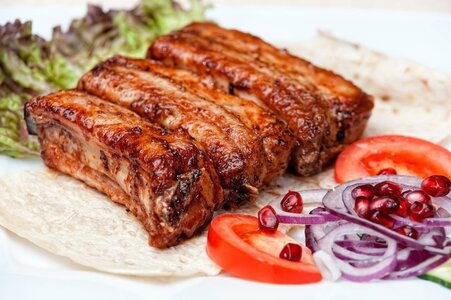 Шашлык из свинины (ребрышки)