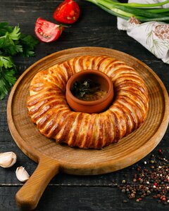 Курник с луковым джемом